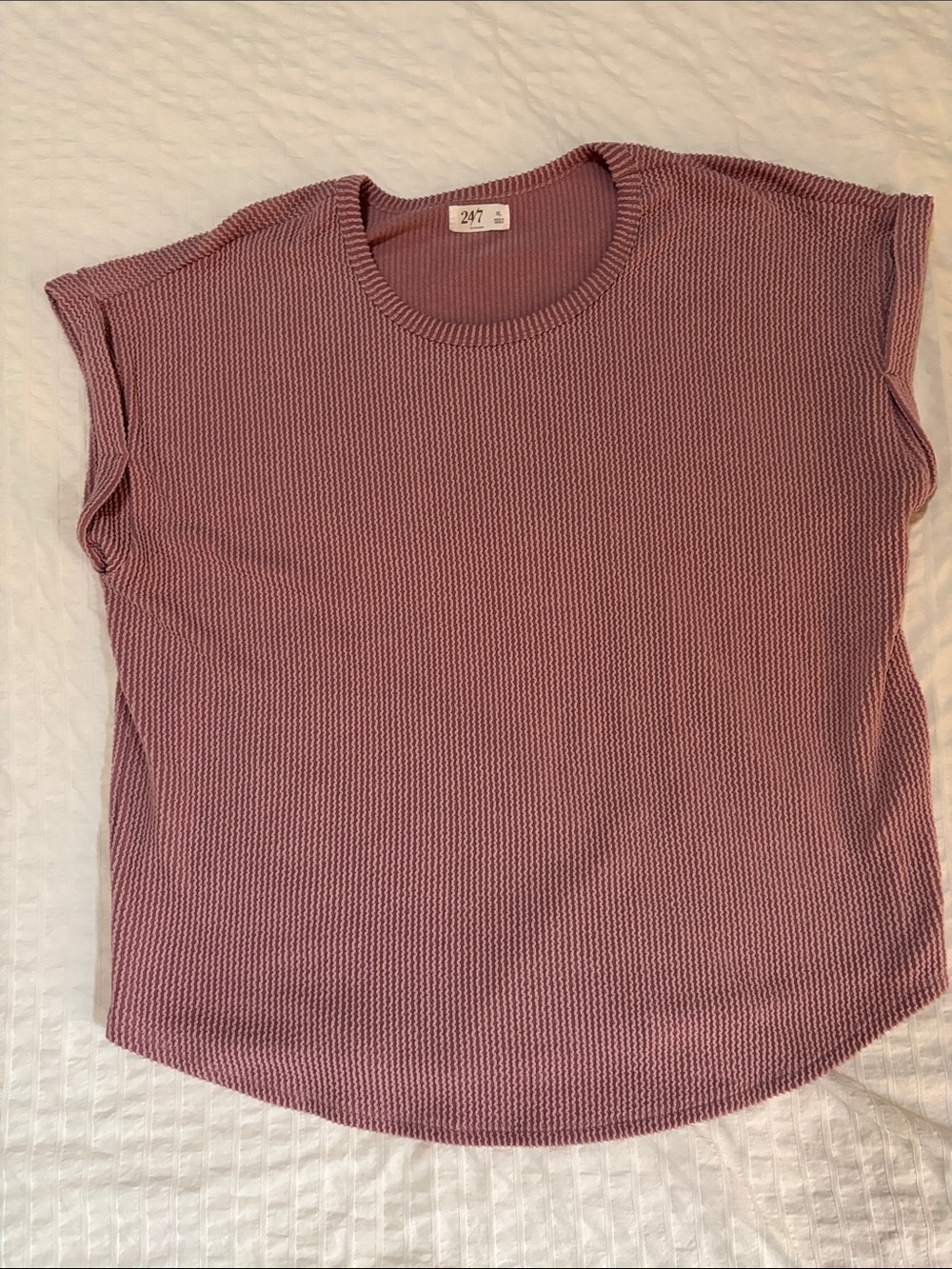 24/7 Textured Knit Women's Top